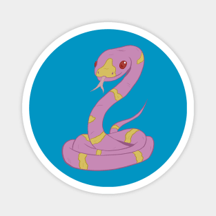 Pink Snake Magnet